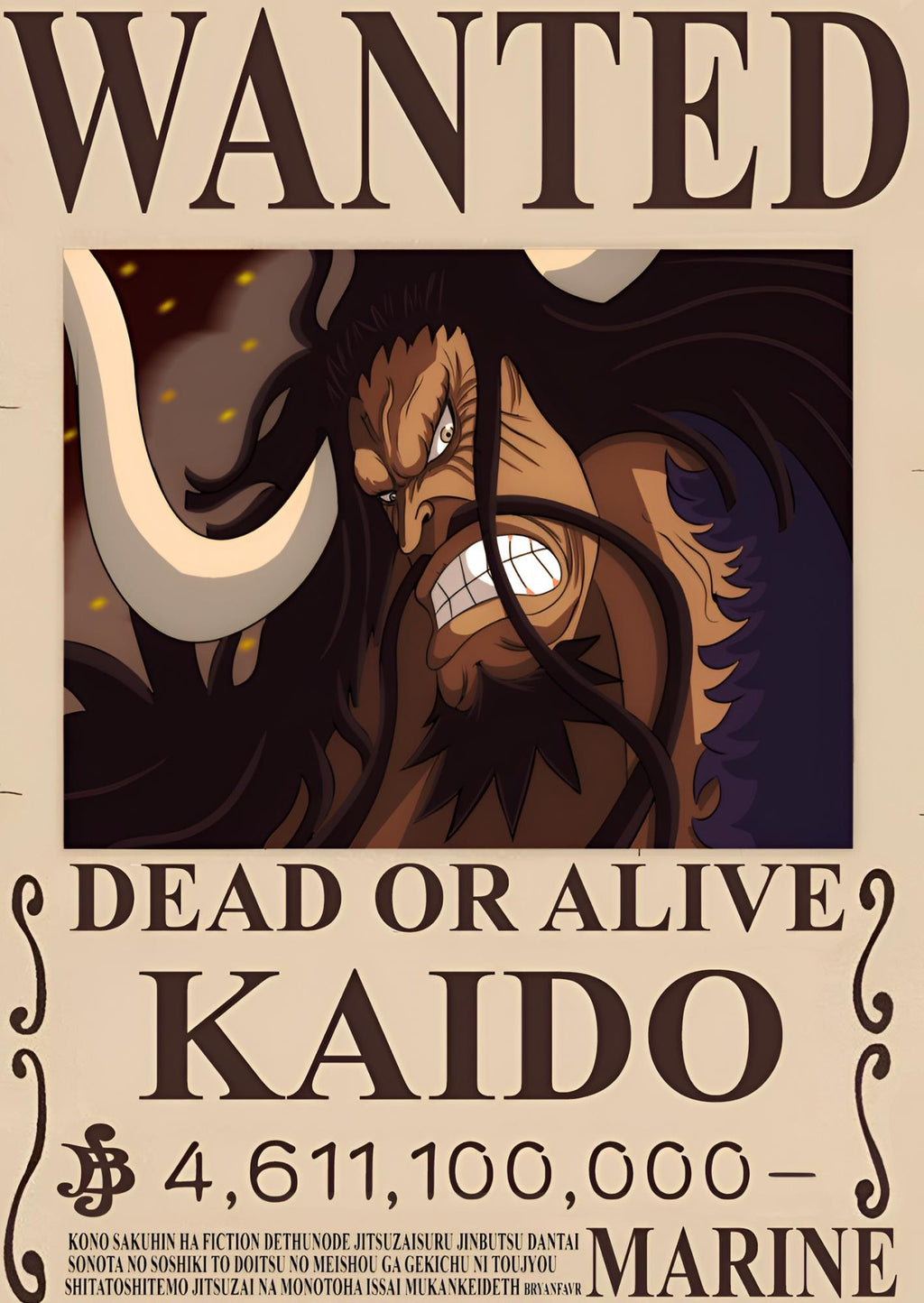 Wanted Legacy Kaido: One Piece