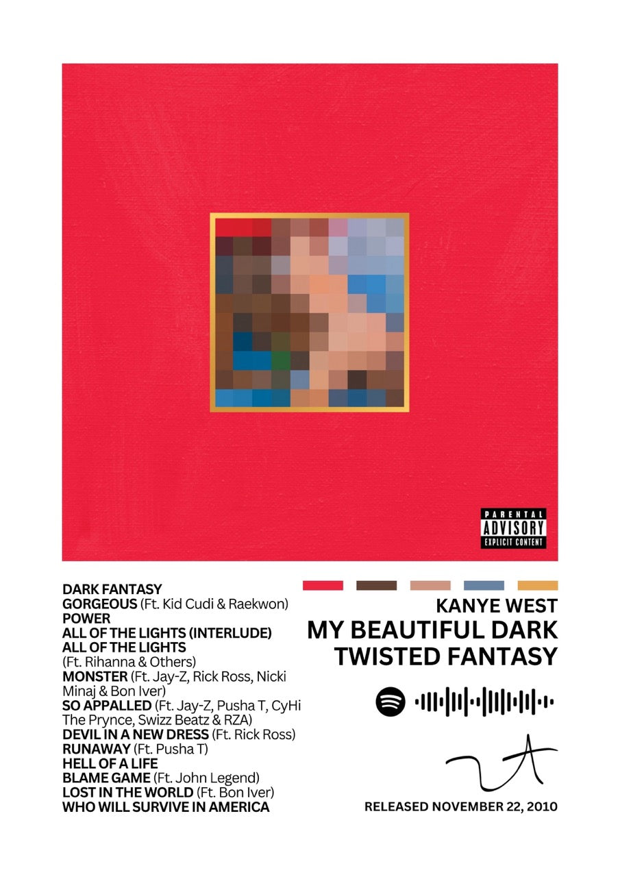 KANYE WEST – My Beautiful Dark Twisted Fantasy