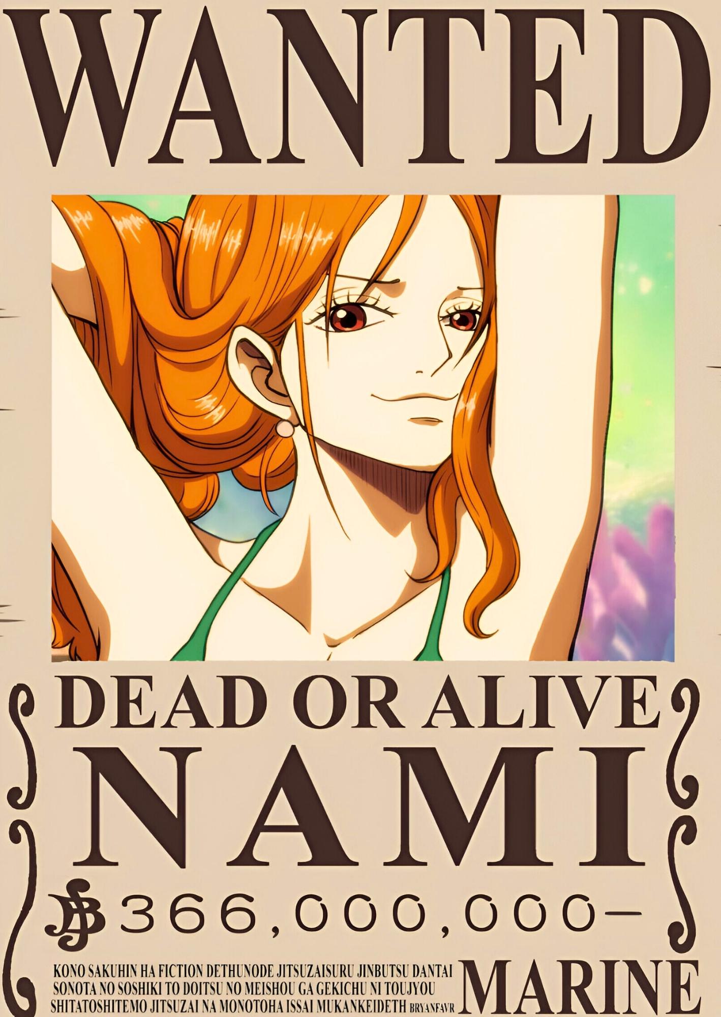 Wanted Legacy Nami: One Piece