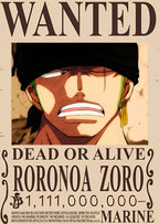 Wanted Legacy Roronoa Zoro: One Piece