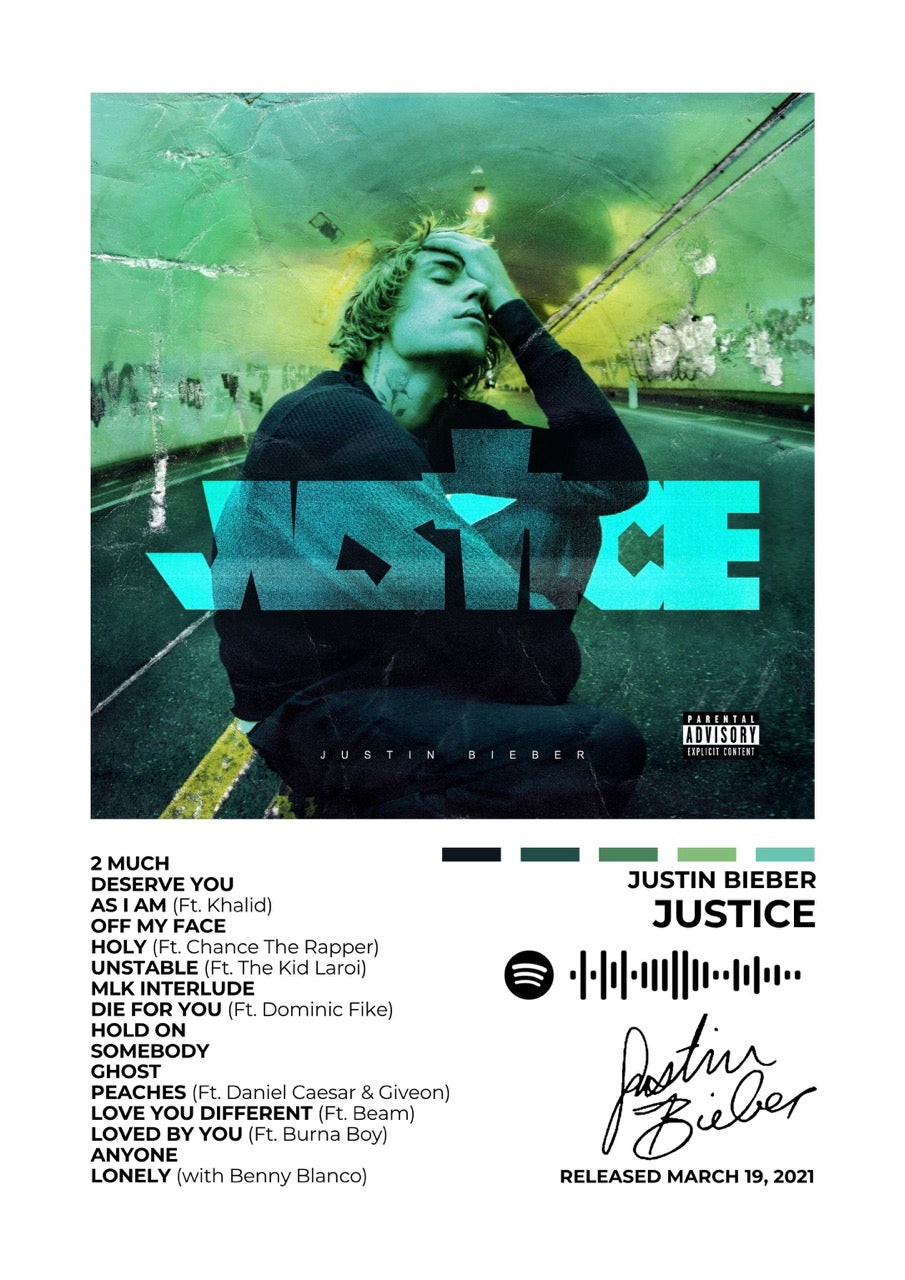 JUSTIN BIEBER – Justice