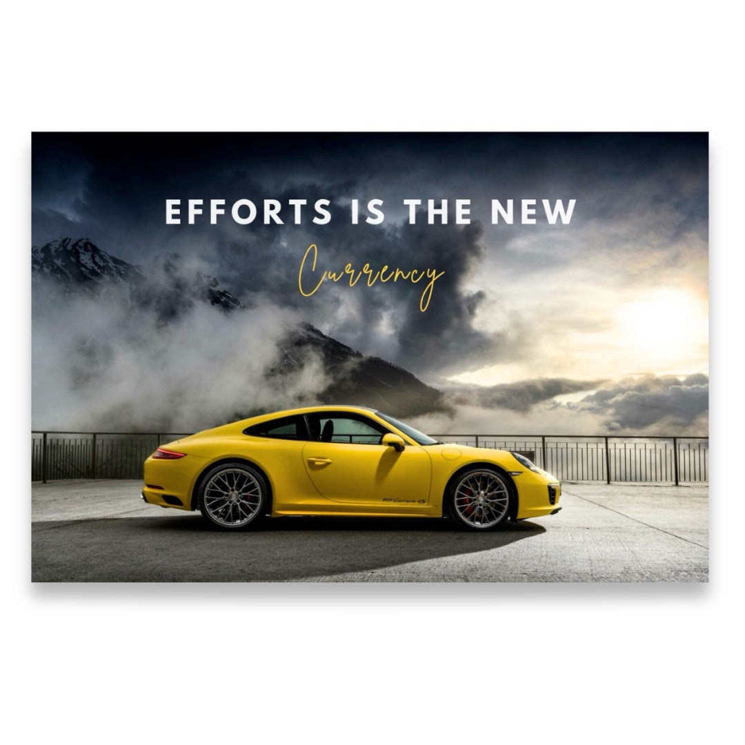 Porsche 911 Carrera - EFFORTS IS THE NEW CURRENCY