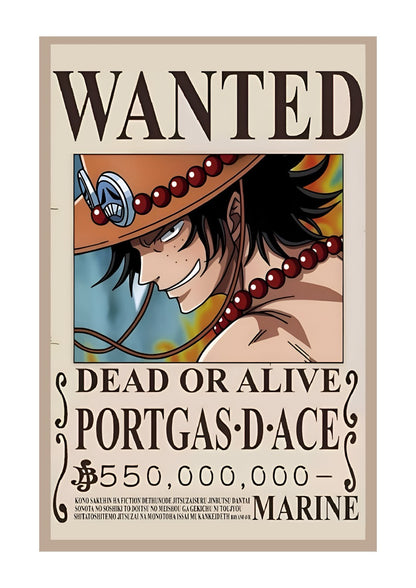 Wanted Legacy Portgas D Ace: One Piece