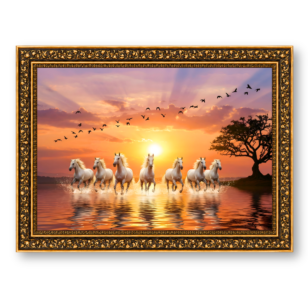 7 Horses in Sunrise
