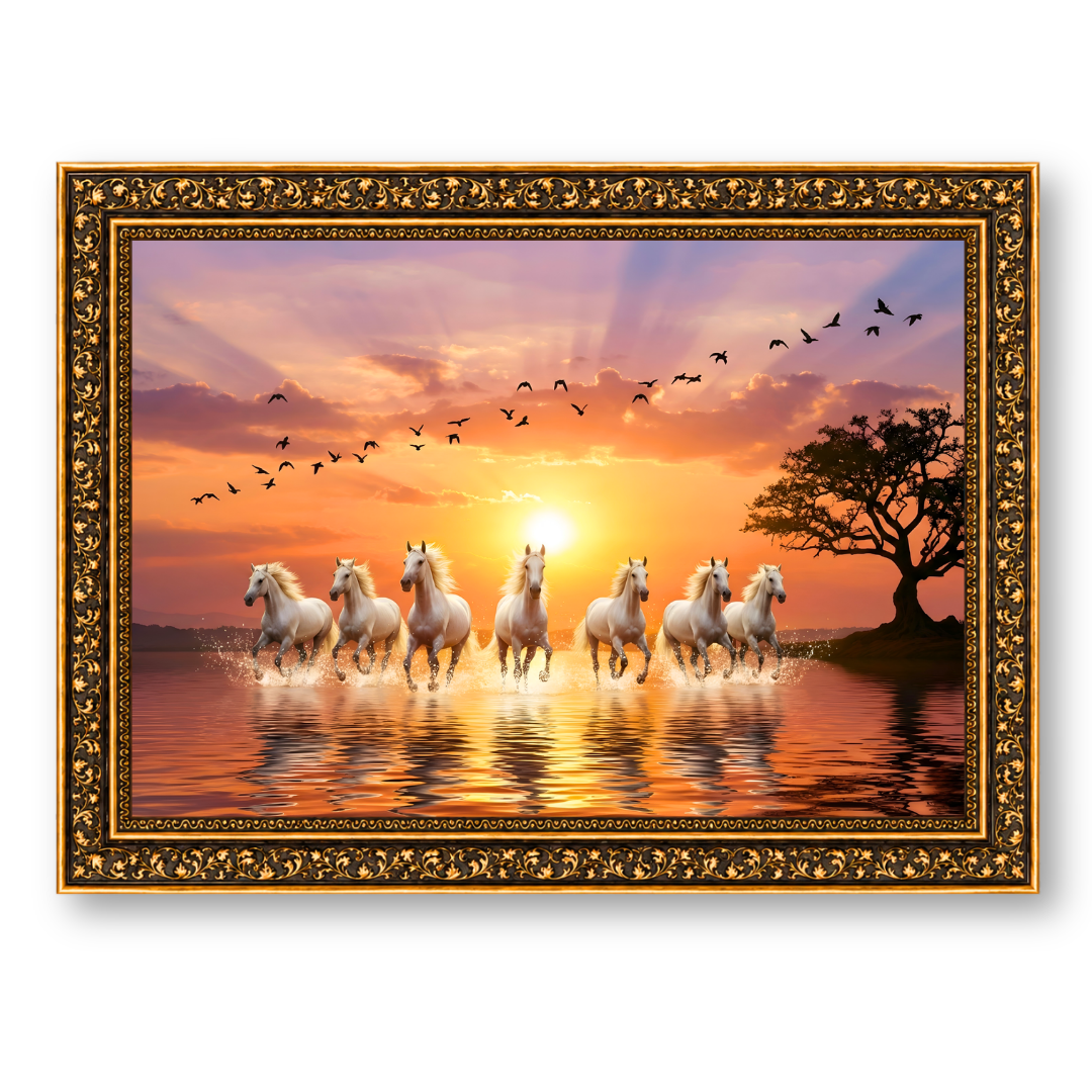 7 Horses in Sunrise