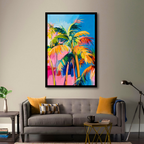 Neon Island Palms