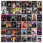 Music Albums Collage Poster | Set of 54 | Free Glue Dots | 4x6 inch