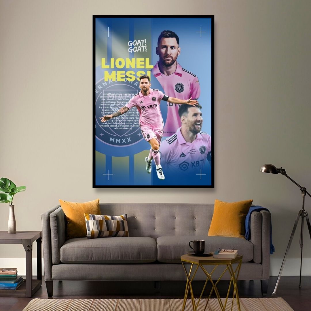 Lionel Messi Inter Miami Poster