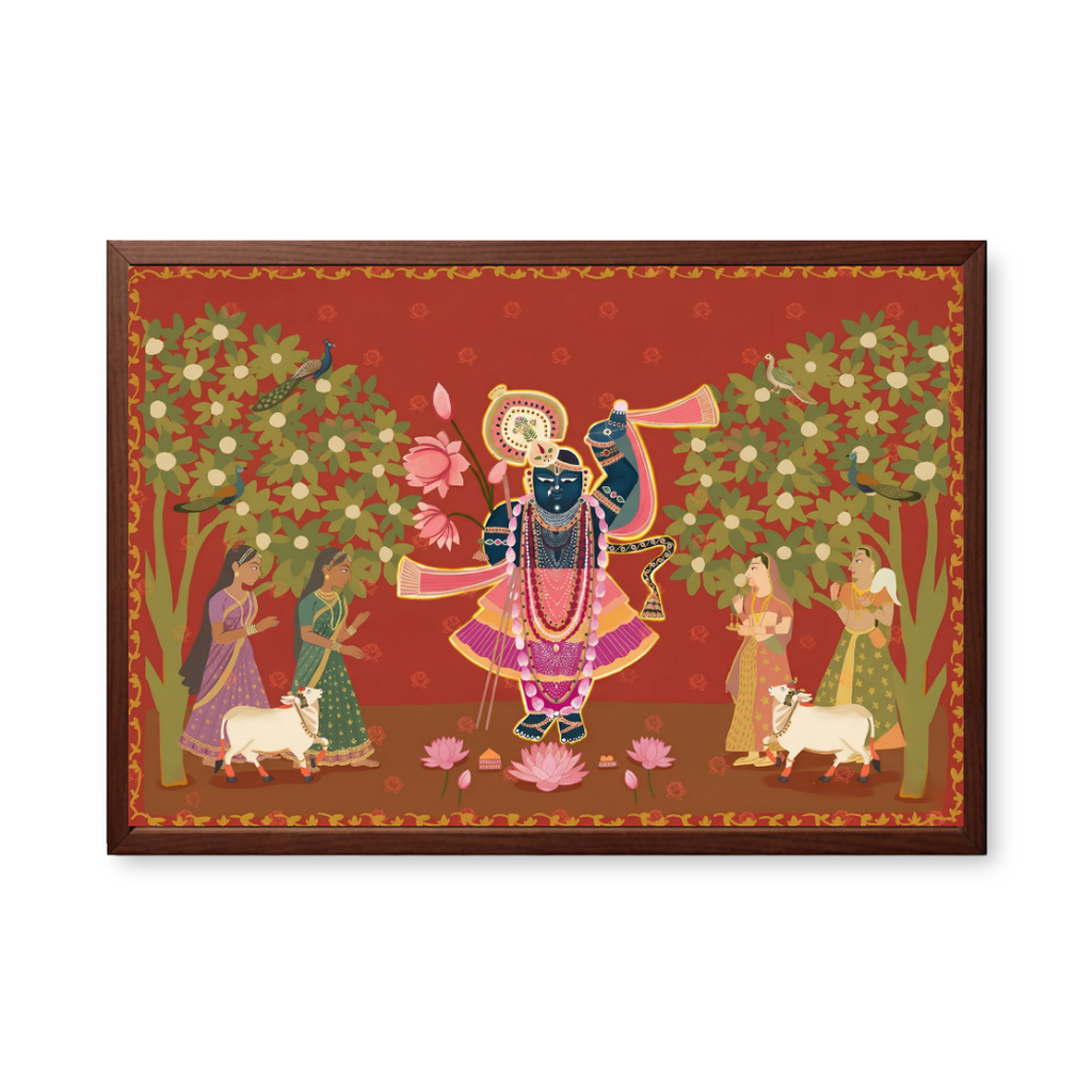 Divine Crimson Shrinathji