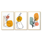 Abstract Bloom Trio