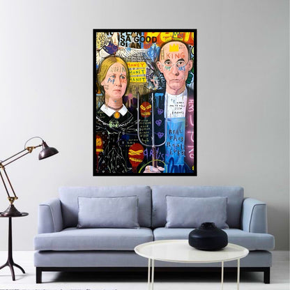 American Gothic: King & Queen Graffiti
