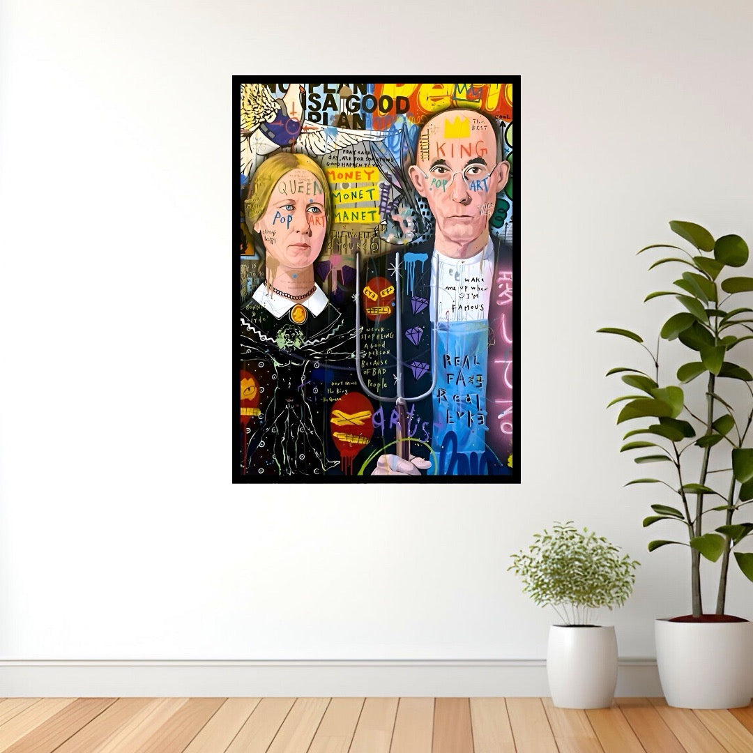 American Gothic: King & Queen Graffiti