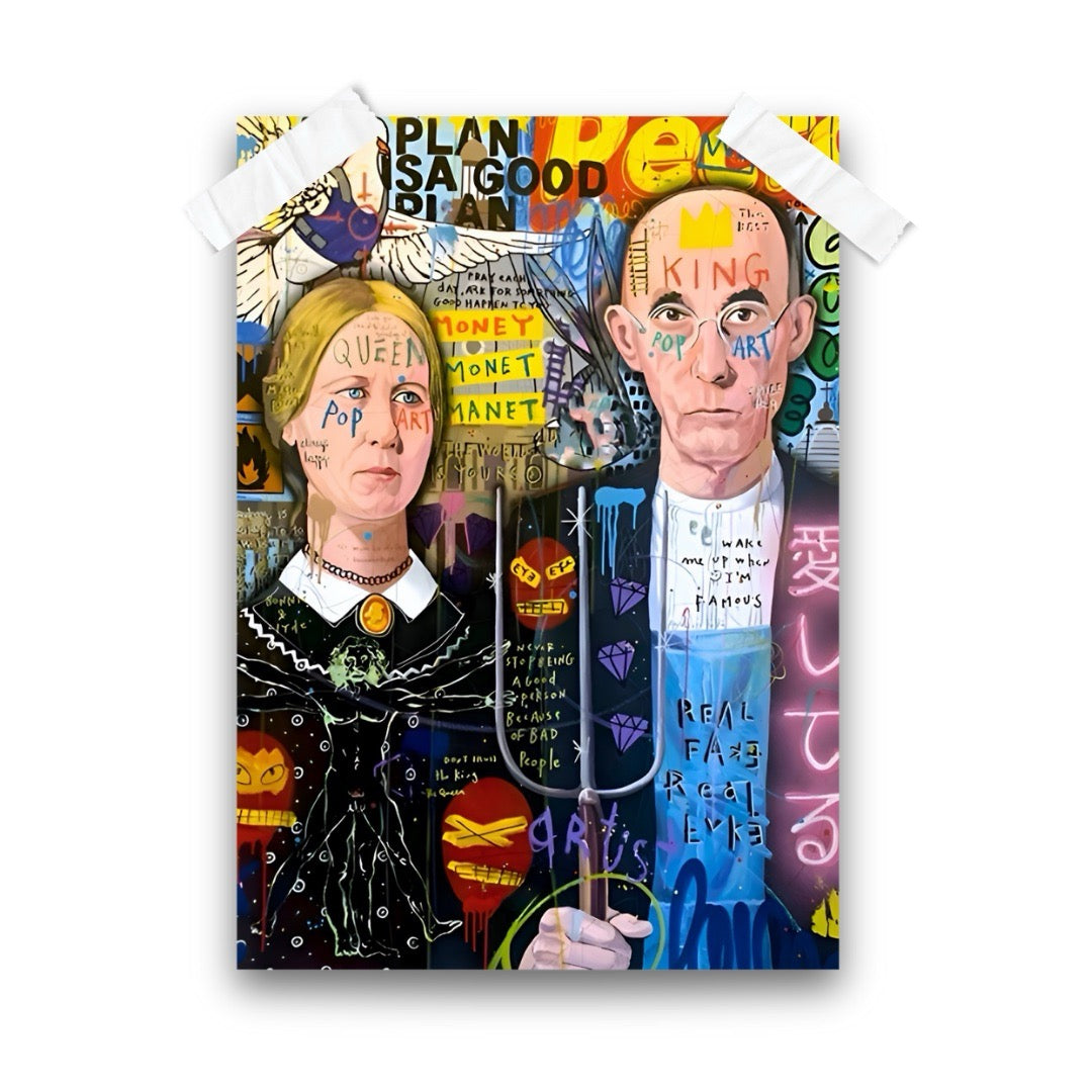 American Gothic: King & Queen Graffiti