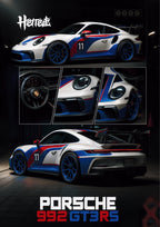 SET OF 10 POSTERS - A | LUXURY CARS | UNFRAMED