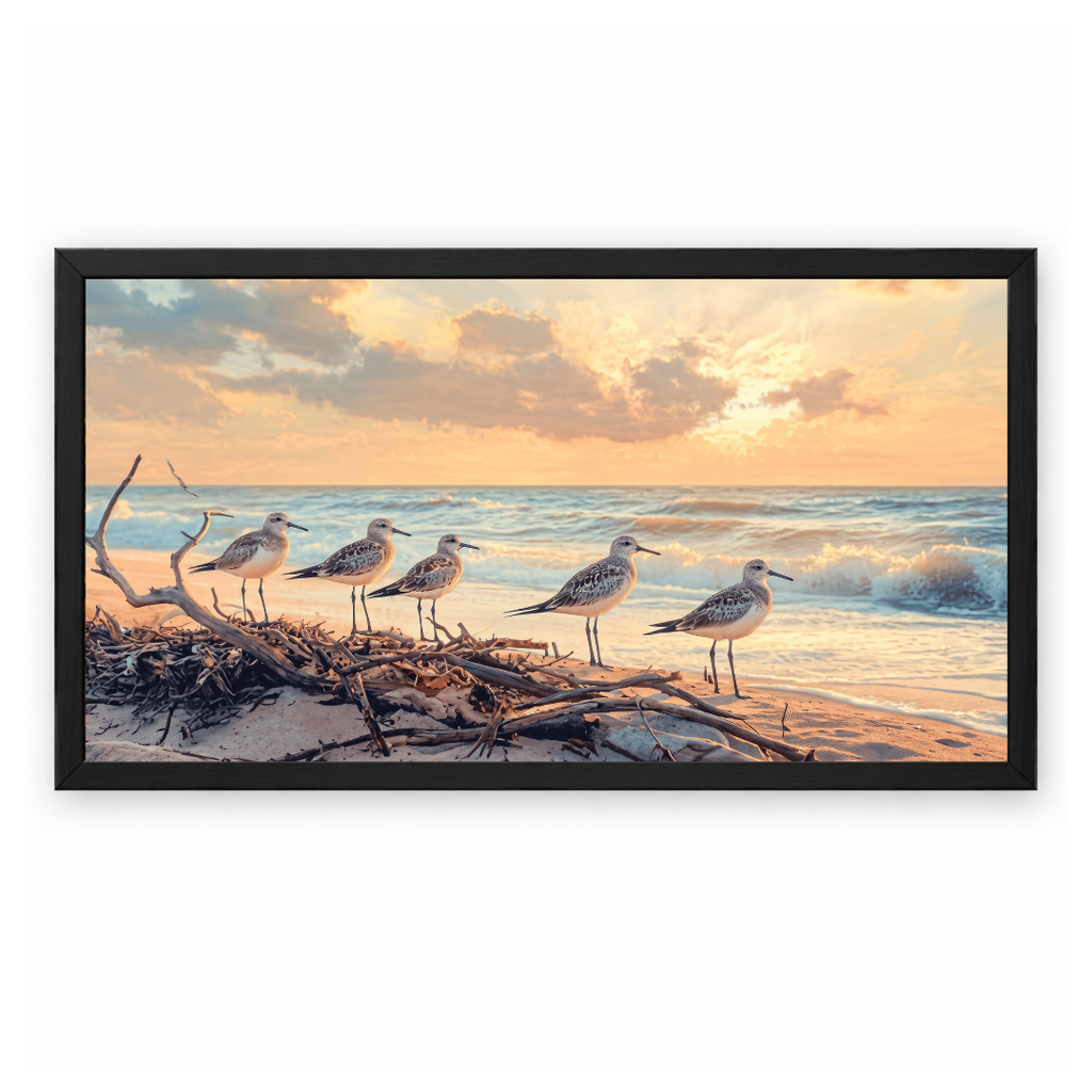 Coastal Birds Sunset Beach