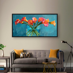 Colorful Calla Lily Vase
