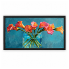 Colorful Calla Lily Vase