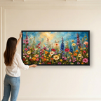 Colorful Wildflower Meadow Painting