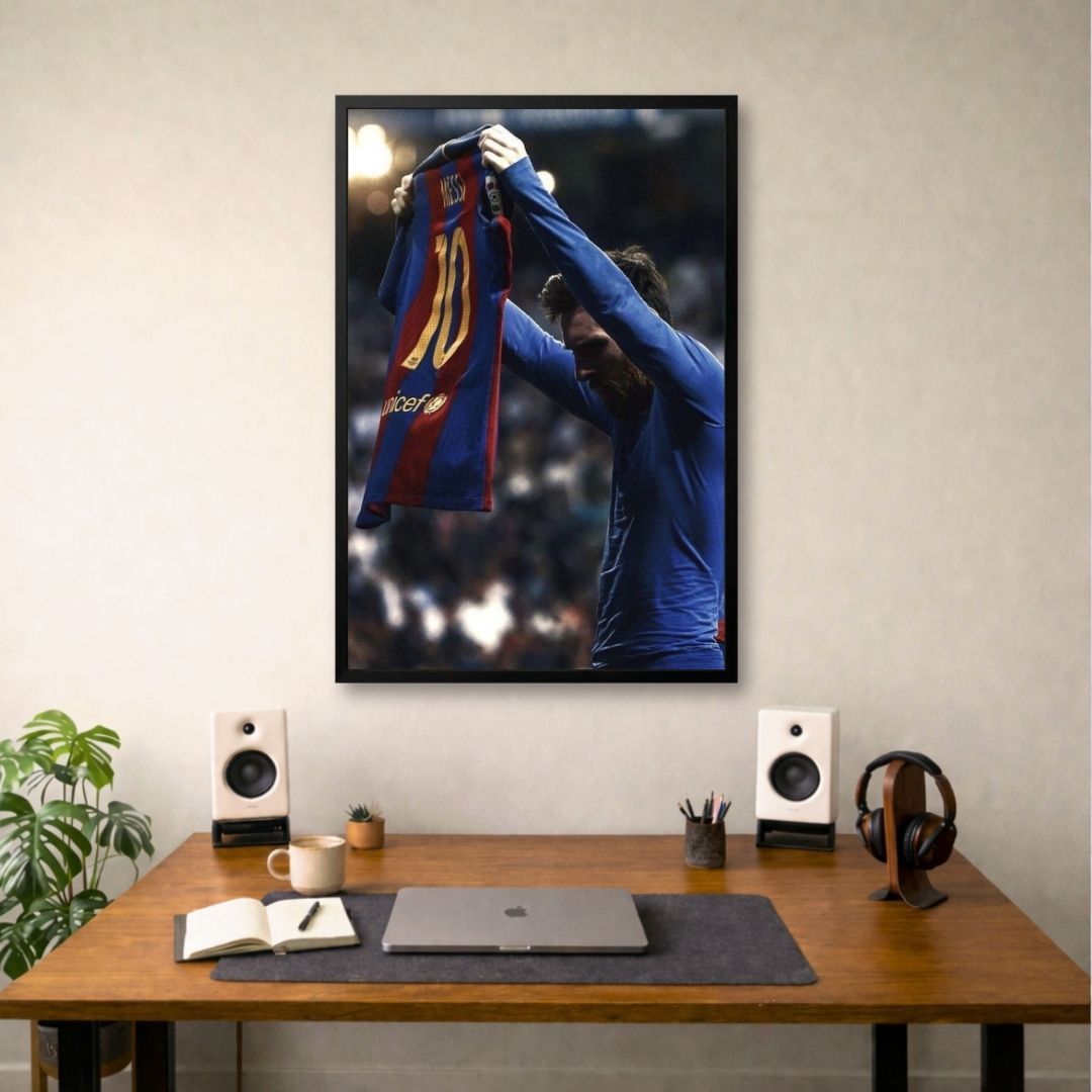 Messi – The Iconic Jersey Celebration
