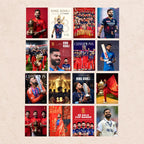 RCB A6 Collage set | Set of 16 | Self Adhesive |