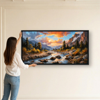 Dramatic Rocky Mountain River