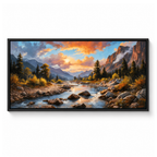 Dramatic Rocky Mountain River