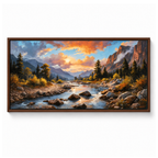 Dramatic Rocky Mountain River
