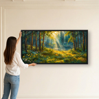 Enchanted Sunlit Forest Path