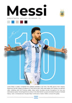 LIONEL MESSI |  SET OF 8 POSTERS   | UNFRAMED