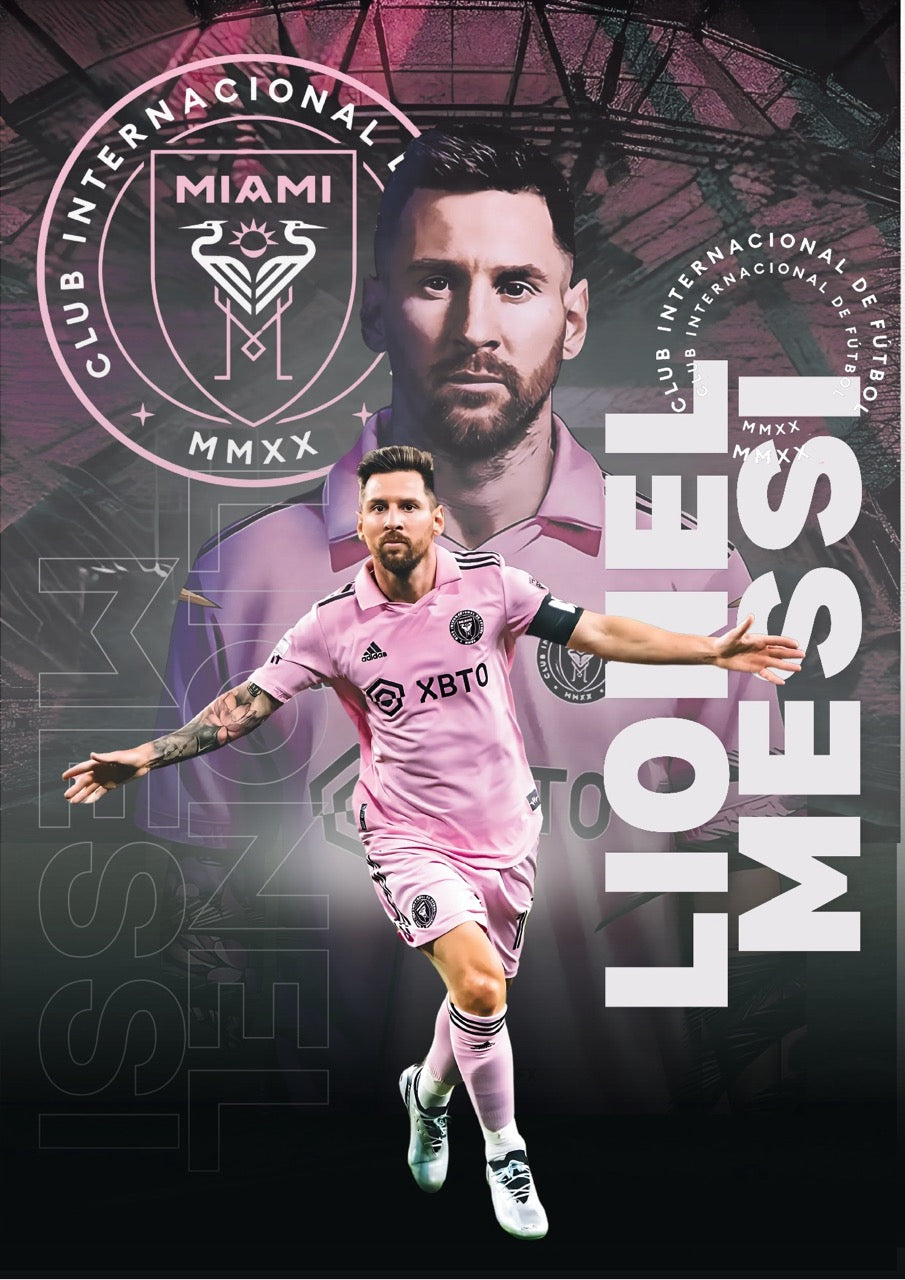 LIONEL MESSI |  SET OF 8 POSTERS   | UNFRAMED