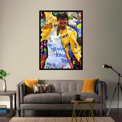 Freddie Mercury Graffiti Art