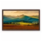 Golden Mountain Valley Landscape