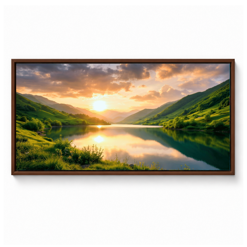 Golden Valley Lake Reflection