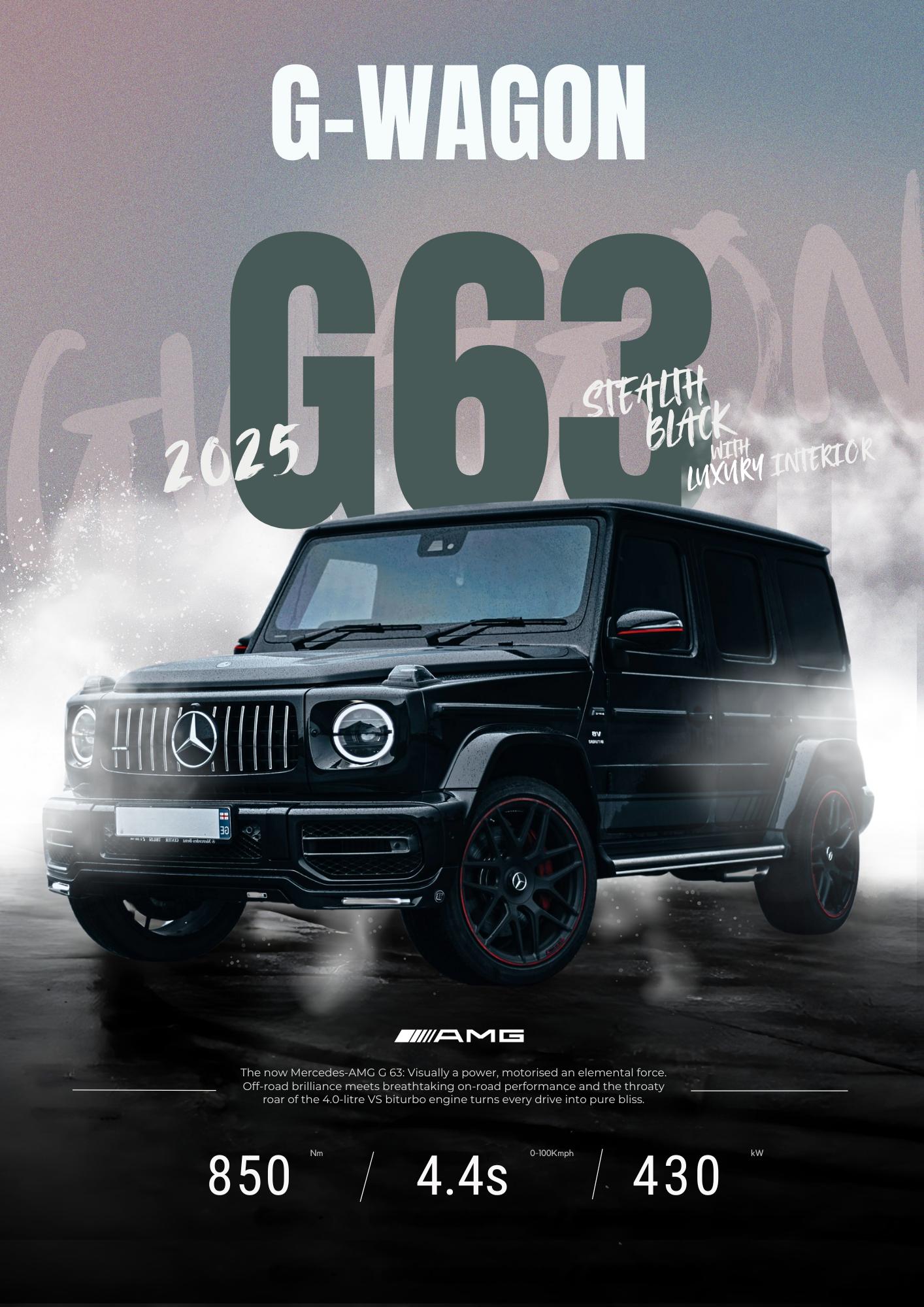 Mercedes-AMG G63 – The Stealth Icon
