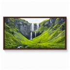Lush Green Waterfall Valley - Image 4