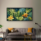Lush Tropical Botanical Foliage