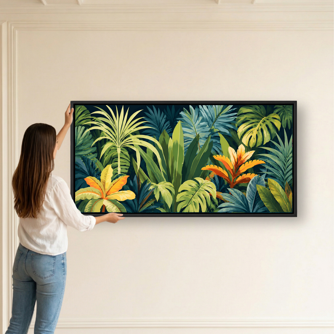 Lush Tropical Botanical Foliage