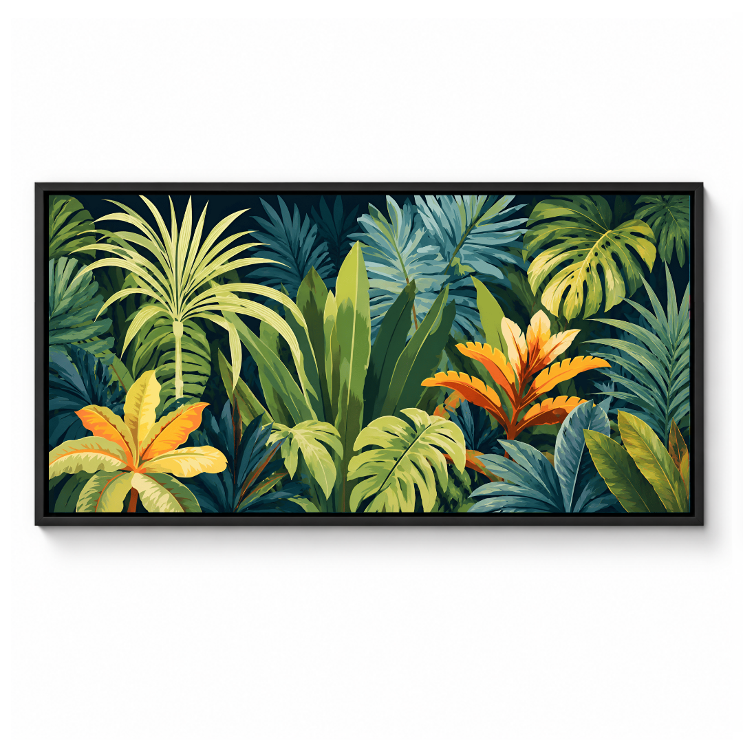 Lush Tropical Botanical Foliage