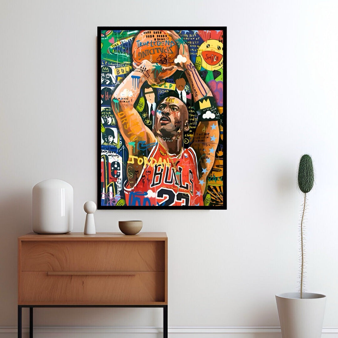 Michael Jordan Graffiti Art