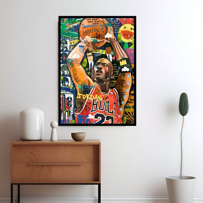 Michael Jordan Graffiti Art