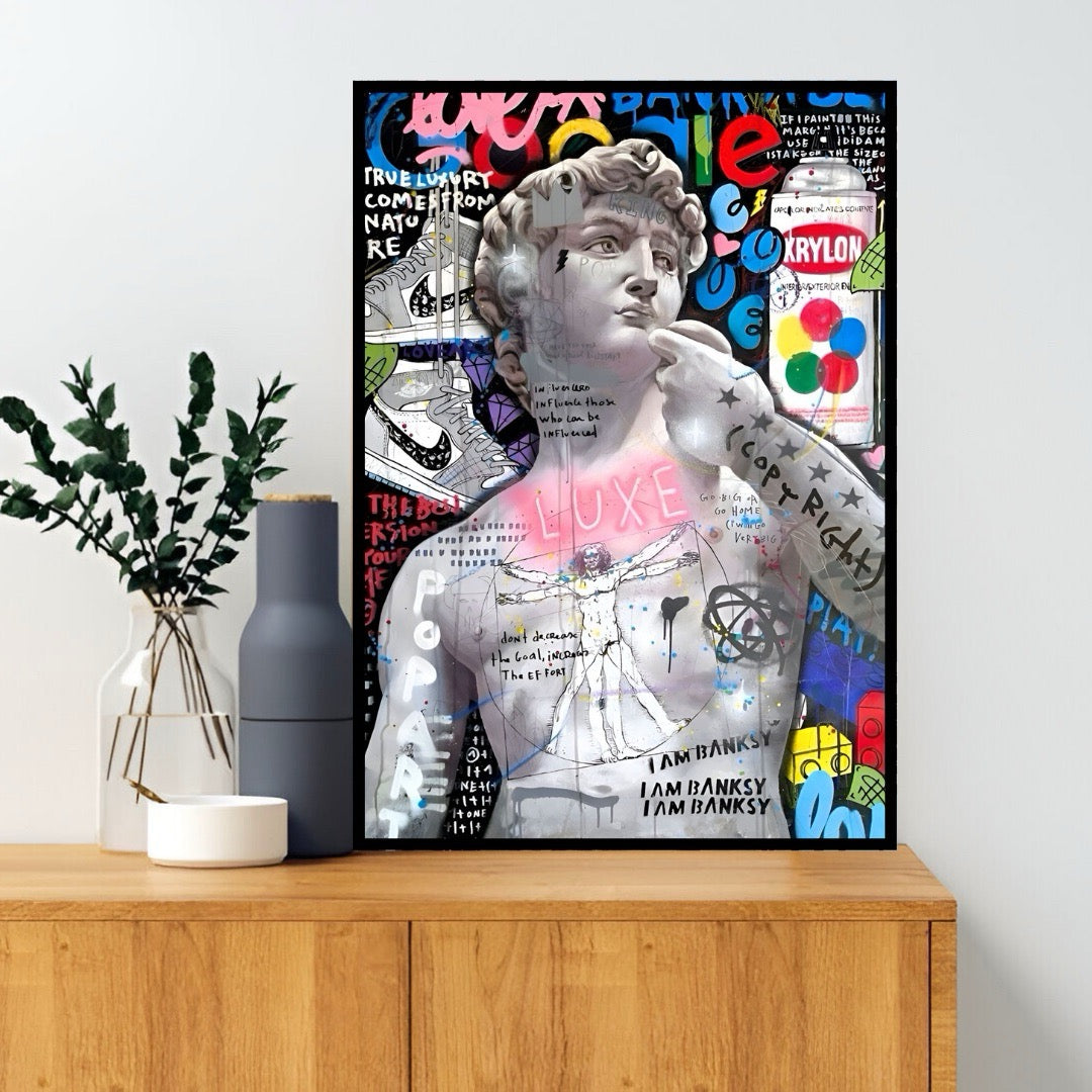 Michelangelo’s David: Street Art Masterpiece