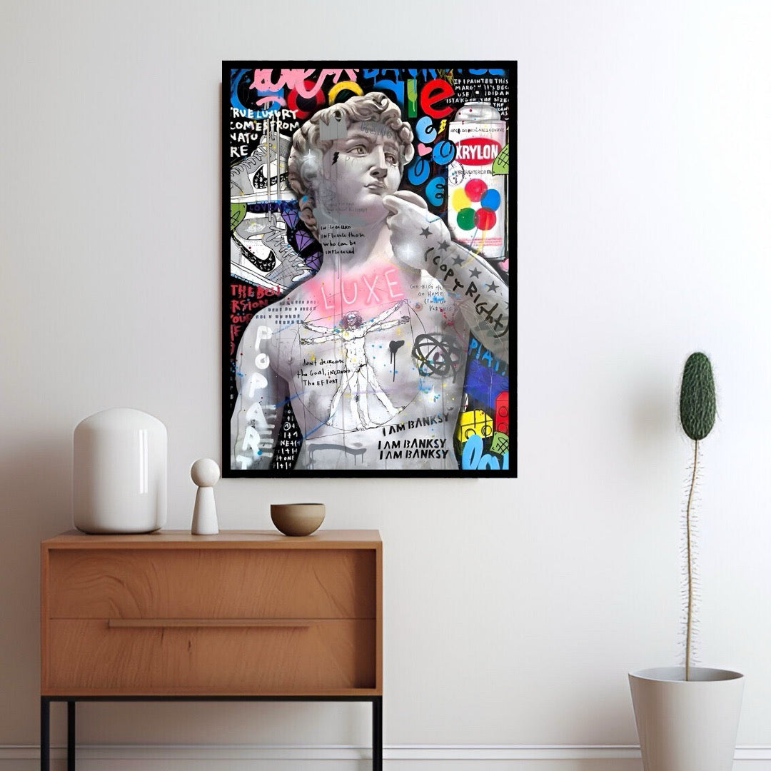 Michelangelo’s David: Street Art Masterpiece