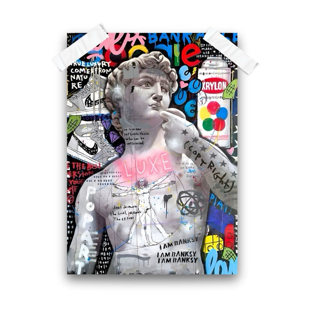Michelangelo’s David: Street Art Masterpiece