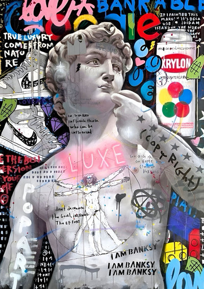 Michelangelo’s David: Street Art Masterpiece