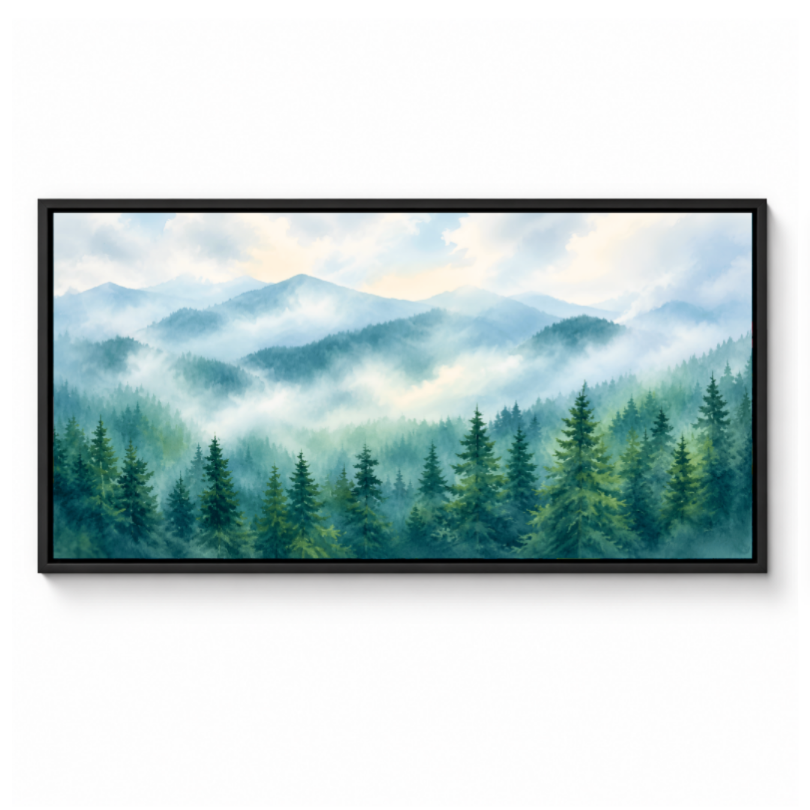 Misty Mountain Pine Forest