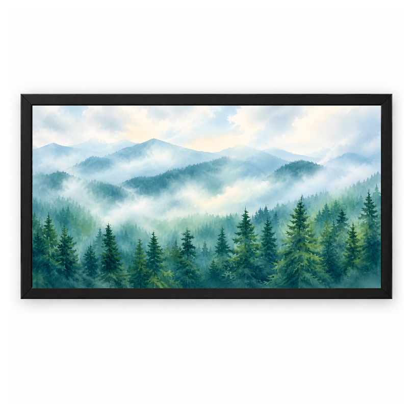Misty Mountain Pine Forest