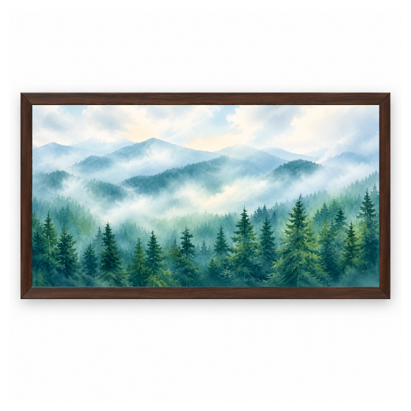 Misty Mountain Pine Forest