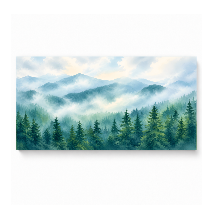 Misty Mountain Pine Forest