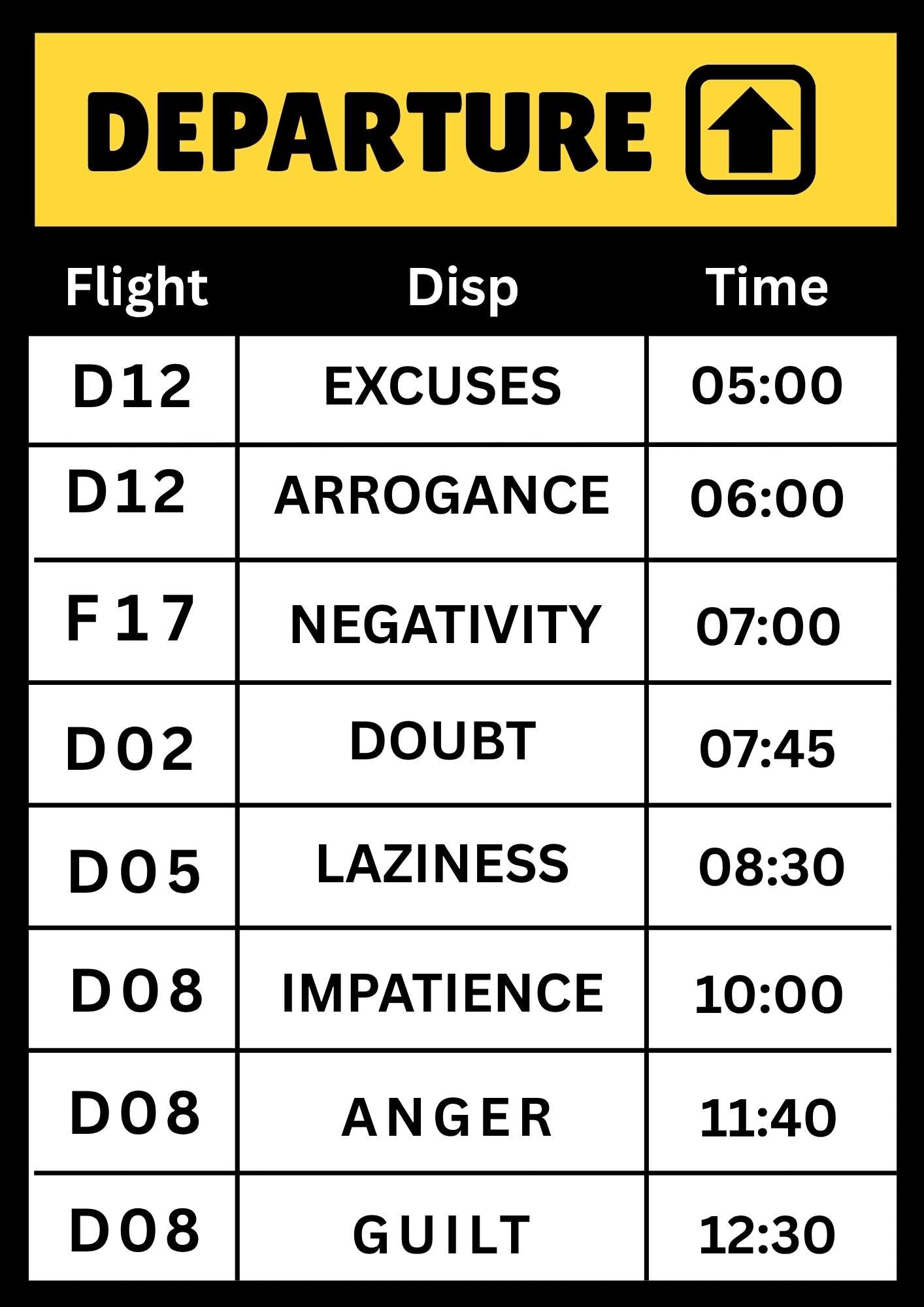 Airport Mindset – Flight beyond mediocrity | SET OF 2 FRAMES