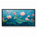 Pink Lotus Blooming Pond